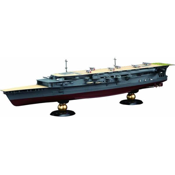 旧日本海軍（帝国海軍）航空母艦　加賀　フルハル　1/700スケール フジミ模型 1/700 帝国海軍シリーズ No.33 日本海軍航空母艦 加賀 三段