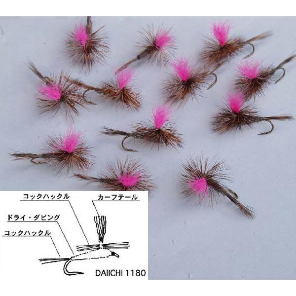 グリズリー＆ブラウンのハックルと、グレーのダビングボディを組み合わせた不朽の名作。特定の水生昆虫種を模倣したものではありませんが、その「曖昧な見え方」ゆえに状況選ばず効果的。ハックルはホワイティング・サドル2色を密巻きしています。