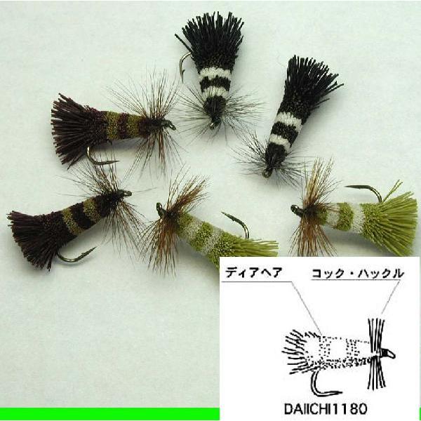 カディスにも、テレストリアルにも見える浮き様・シルエットが特徴。ボディ単体でも充分以上の浮力を備え、頻繁にフロータントを必要としないため、日本の山岳渓流を軽快に釣り上がるにはピッタリ。また独特の「ポトリ」という着水音は、川底にいるイワナの注...