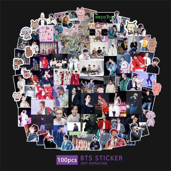BTSグッズ BTSシール 100枚 シールセット 防弾少年団 BTS全員 ス BTSグッズ BTSシール 100枚 シールセット 防弾少年団 BTS全員 ス