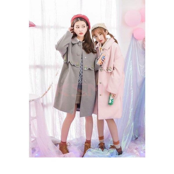 即納 大特価 ダッフルコート 大きいサイズロング学生 冬服 秋冬物 秋服 コート ピンク かわいい 花柄 レディース ダッフルコート コート秋冬物 ピンク ダッフルコートかわいい 可愛い 17新作 暖かい 着やせ 甘い コート アウター Www Laboiteatice Fr