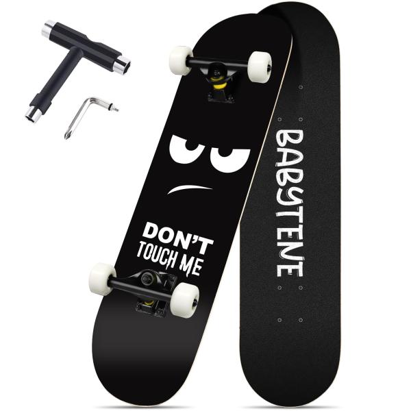 プロスケートボード 31インチ スケボー skateboard スケート スケボー 大人 プロフェッショナル 初心者 コンプリート ABEC-11 9