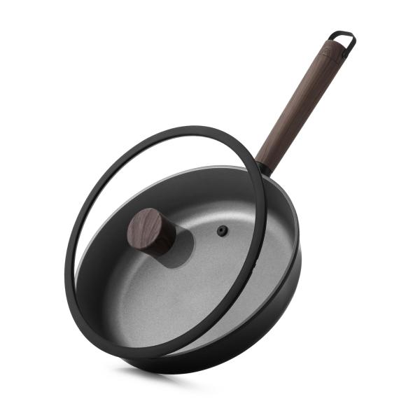 他サイト： SENSARTE 深型フライパン 24cm 蓋付き ノンスティック加工 IH対応 ガス火対応 炒め鍋 オール熱源対応 焦げ付きにくい 5層構造 スイスの商品画像