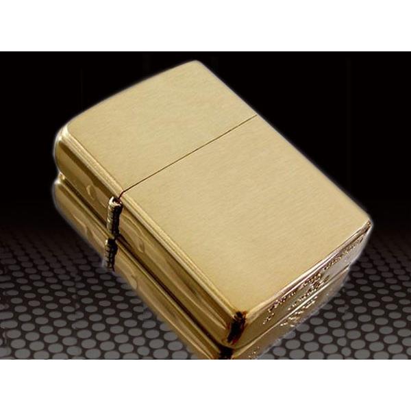 Zippo ジッポー ライター 即出荷 ブラス真鍮サテーナno168 アーマー