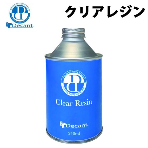 DECANT [デキャント] 日本正規販売店CLEAR RESIN クリアレジンパラフィン入りインタープラスティック社製SILMER S250Aサーフボード専用ポリエステルレジン！！ラミネーターにとって最も作業性に優れ、ガラスクロスに対し高...