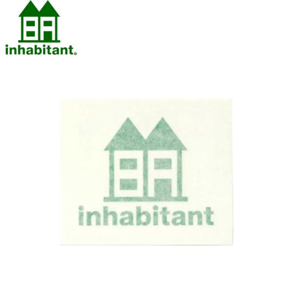 inhabitantカッティングシートタイプのステッカーです。こちらアイコニックなロゴVer.。※メーカー画像を使用しております。商品の色味等が、実際の商品と多少異なってみえる場合が御座います。
