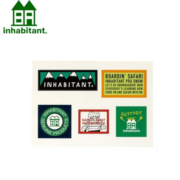 inhabitant（インハビタント） Inhabitant sticker ISM22AC05