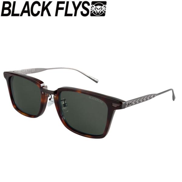 BLACK FLYS ブラックフライ サングラス [BF-16505-02] DAYTONA COMBO デイトナ コンボ [HAVANA-M.GUN／GREEN]  ジャパンフィット 海 サーフィン アウトドア UVカット BLACK FLYS（ブラックフライ） サングラス BLACK FLYS BF-16505-02