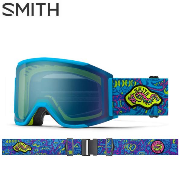 新品未使用 25-26 SMITH GOGGLE  SQUAD MAG Killer Acid Artist Series(CPEVBL/CPSTY) 即日発送 土日祝発送OK SMITH（スミス） 25-26 SMITH ゴーグル Squad MAG スカッドマグ Killer