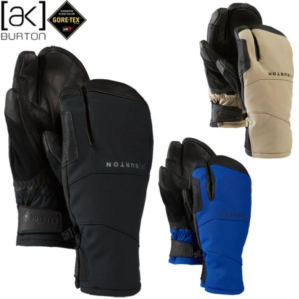 Burton [ak] Clutch Mitton　GORE-TEX Gloves テクニカル GORE-TEX スキー&amp;スノーボード ウインター ミトン。 レザーの手のひら、防水性に優れたGORE-TEX、Primaloft?イン...