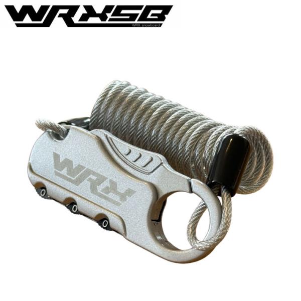 WRX SB ダブルアールエックスCABLE LOCK ケーブルロックスノーボードの盗難対策に便利な、WRXsbオリジナルのコンパクトワイヤーロックです。3桁ダイヤル式で鍵を持ち歩く必要がなく、ゲレンデや休憩中でも安心してボードを管理できま...
