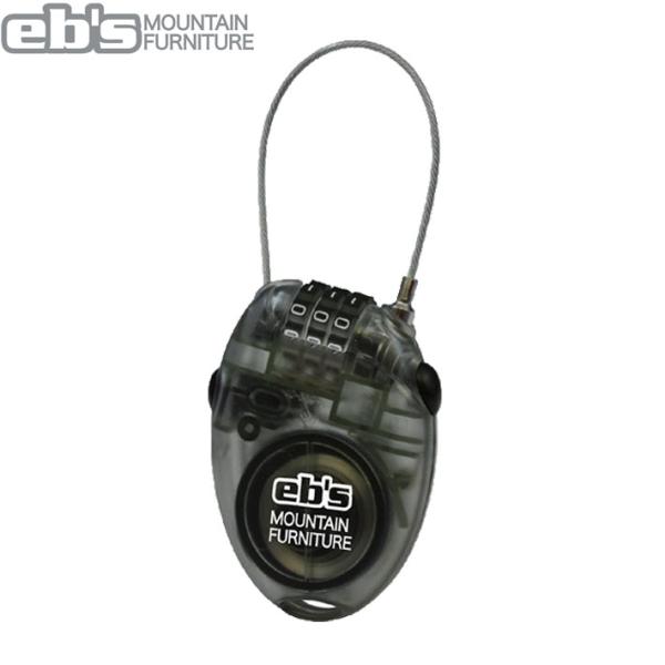 eb's エビス 4500800 CABLE LOCK ケーブルロック盗難防止に、ダイアルロック式自動巻き取りワイヤーロック・直径1mmの丈夫なコーティングワイヤー。・ワイヤーの全長720mm。長さは自由自在。・自在に設定が可能な3ケタのダ...