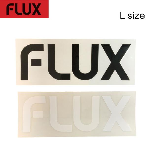 FLUX フラックス ステッカーLOGO DIECUT Sサイズ性能・品質・人気どれをとっても一流のFLUXステッカー[サイズ]Lサイズ(横220mm × 縦73mm)[カラー]BLACK / WHITE