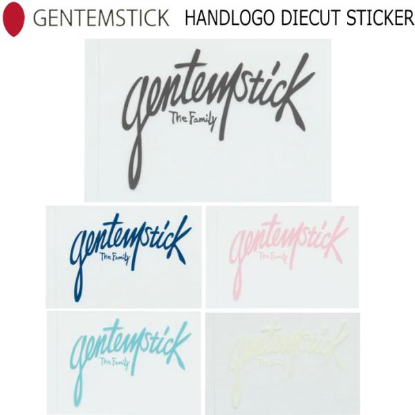 GENTEM stick (ゲンテンスティック)正規販売店HAND LOGO DIE CUT STICKERサイズ：70mmカラー：BROWN / WHITE / PINK / BLUE / NAVY※詳しくはPC・スマートフォンサイトをご...
