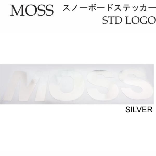 MOSS SNOWBOARDS モス スノーボード STD LOGO MID カッティングステッカー 280mm x 68mm シール デカール 転写 スノーボード スノボー アクセサリー  爆買