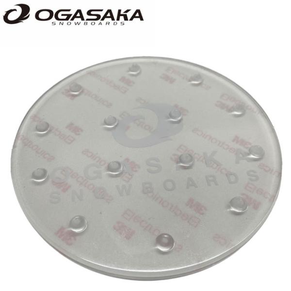 OGASAKA スノーボードOGASAKAボードに映えるオリジナルデッキパッドカラー:ホワイトクリアSIZE:110 x 110mm / 1個入り