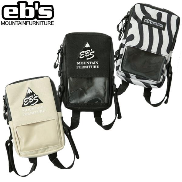 eb's　エビス パスケース　リフト券入れ　パスケース小物が収納できるハイバックに装着するタイプ・サイズ : 160×100mm(本体)■メーカー提供画像を使用しております。製品仕上り時にカラビナ・ファスナー・ロゴ等、仕様変更、及び 色味の...