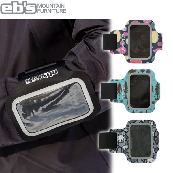 eb's　エビス パスケース　リフト券入れ　パスケース付けている感覚がないくらい軽量で超薄型パスケース・腕にフィットする縦向きタイプ・超薄型でストレスフリー・サイズ調節ができるベルクロ・サイズ：435×130mm■メーカー提供画像を使用して...