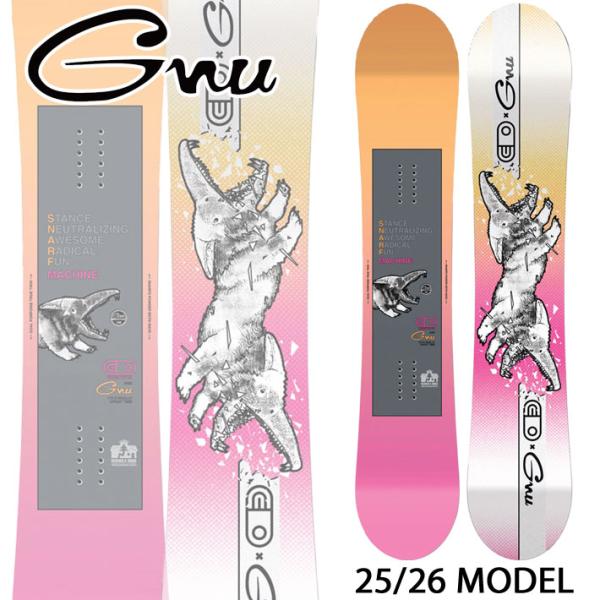 25-26 GNU グヌー スノーボード SNARF MACHINE スナーフ マシーン