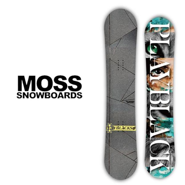 格安出品 スノーボード 板 MOSS TOTO BLACK SF 155- 