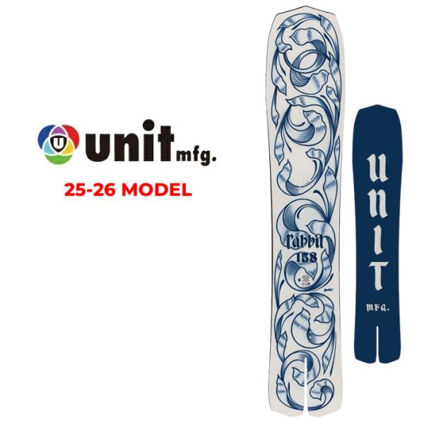 スノーボード 22-23 unit mfg. Rabbit 158 UNIT mfg. RABBIT 22-23 158cm