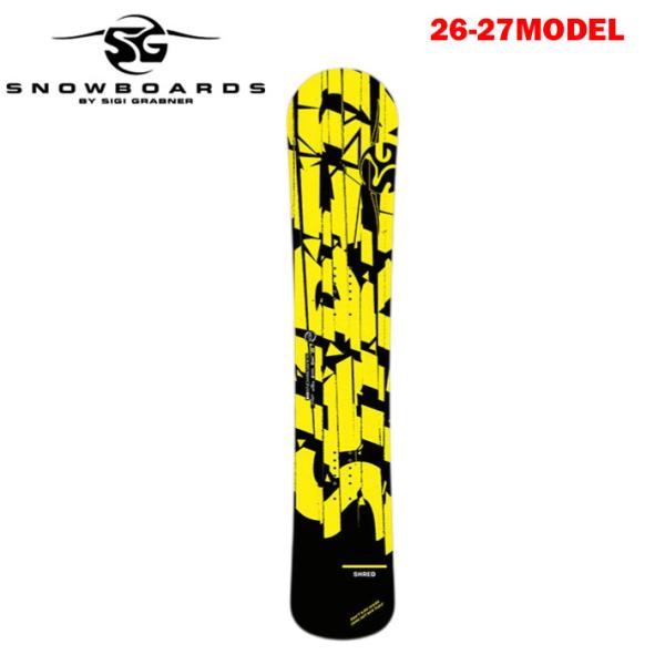 予約 26-27 SG スノーボード エスジー SNOWBOARDS SHRED 149cm