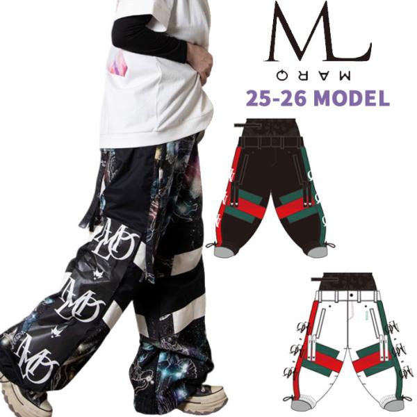 marqleen ビブパンツ　ブラック MARQLEEN（マークリーン） 25-26 トゥエルヴ パンツ 12 PANTS MQ06507