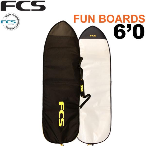 FCS サーフボードケース 正規販売店CLASSIC Fun Board [6'0]【Fun Board】レトロ/フィッシュボードなどの幅が広いボードや、ノーズがややラウンドしているようなボードに対応【パッド厚】5mm【メーカー提示対応可能...