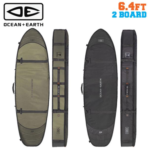 OCEAN EARTH サーフボードケース 6'4\" 2本用 OCEAN EARTH サーフボードケース 6'4