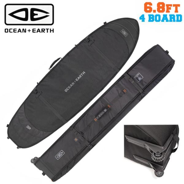 OCEAN＆EARTH オーシャンアンドアース 日本正規販売店【HYPA FISH/SHORT TRAVEL COVER WHEEL】長期サーフトリップや旅行先でサーフボードを購入予定の方から支持されるウィール付きボードケース。頑丈なインラ...