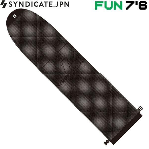 シンジケート ソフトケース MESH CASE FUN 7’6 メッシュケース ファンボード用 サーフボードケース サーフィン ボードケース SYNDICATE
