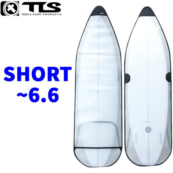 【  TLS AIR BUBBLE CASE SHORT 6.6ft｜インナーケース 】■ 仕様・ベンチレーションシステム仕様（通気孔口を設置）・2層のエアーパッキン構造によりサーフボードを守る・「硬め・厚め・強め」のバブルシート採用・ノー...