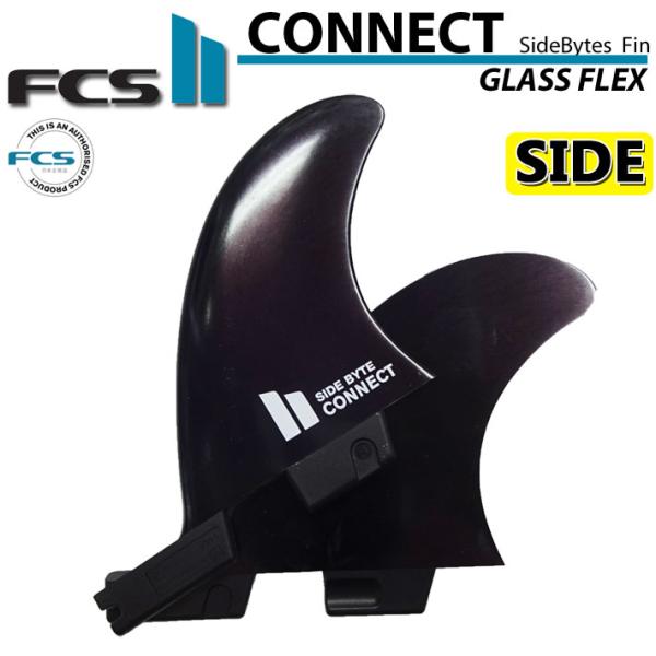 FCS2 FIN [エフシーエスツー] 日本正規販売店-CONNECT GF Quad Rear &amp;amp; Longboards Side Bytes-スピード、安定性、コントロール性を2 + 1セットアップに追加するために設計さ...