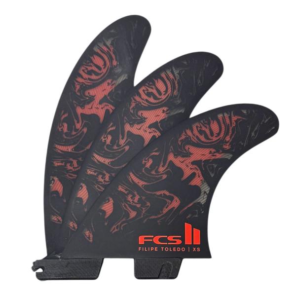 FCS FCS2 FIN エフシーエス2 フィン FT FILIPE TOLEDO BLK RED XS