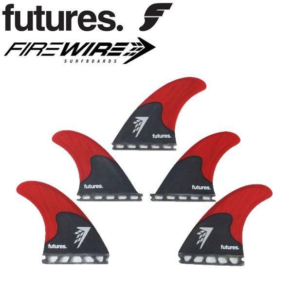 FUTURE FINS フューチャーフィン FIREWIRE CARBON LARGE 5FIN SET [RED] [ファイヤーワイヤーカーボン] FW 5フィン