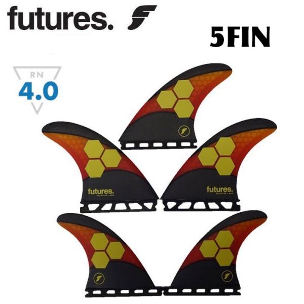 Future フィン フューチャーフィン TECH FLEX 2.0 AM2 アルメリック Lサイズ テックフレックス トライクワッドフィン 5フィン 5枚セット 軽量 ハニカム カーボン