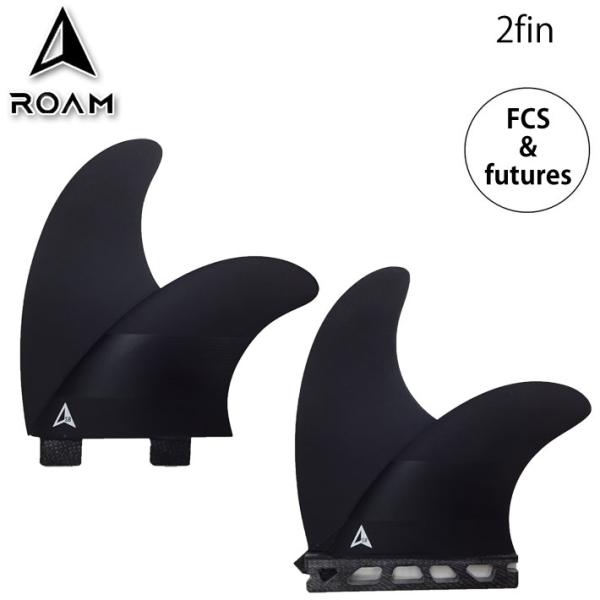 ROAM FINS ローム フィン SDE BITE 2FIN [future FCS] FIberGlass ファイバーグラス [R-5] ロングボード ミッドレングス用 2枚 サイドフィン