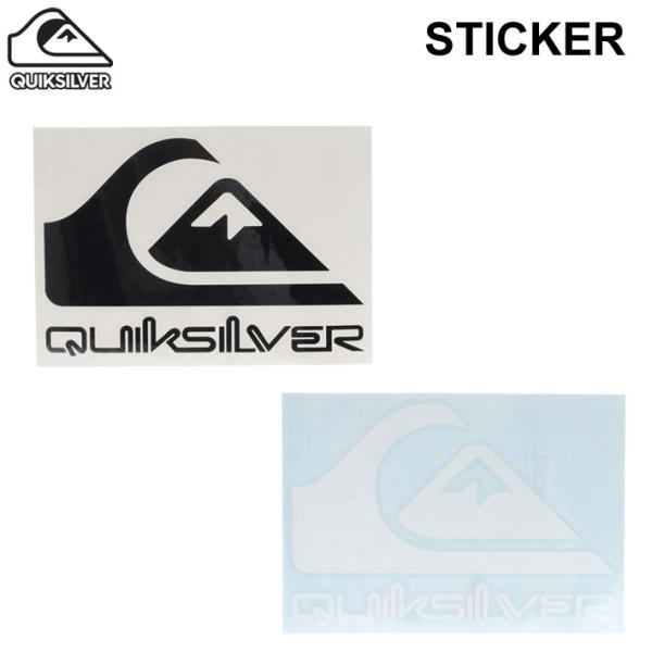 QUIKSILVER 正規販売店 MW STICKER　[QOA215320]ブランドアイコンをデザインしたステッカーです。スケートボードやサーフボードなどお気に入りのグッズに貼ればさりげなくオリジナリティが演出できるアイテムです。 サイズ...