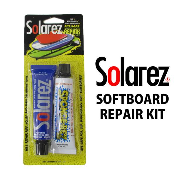 発砲スチロール、EPSコアを使用したソフトボード、ボディボード、SUPは最近非常に人気が高まっていますが、実際には修理が非常に困難です。一般の修理剤ではコア材を溶かしてしまいます。このキットは[2]SPONGE-REZ（柔らかい仕上がりのデ...