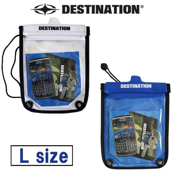 Waterproof Pouch（ウォータープルーフポーチ）多目的に使える防滴タイプのポーチ。水や砂から貴重品を守ります！SサイズMサイズは裏面に付いている空気弁に空気を吹き込むことで水没をふせげます。【サイズ】L:23ｃｍ?17.5ｃｍM...