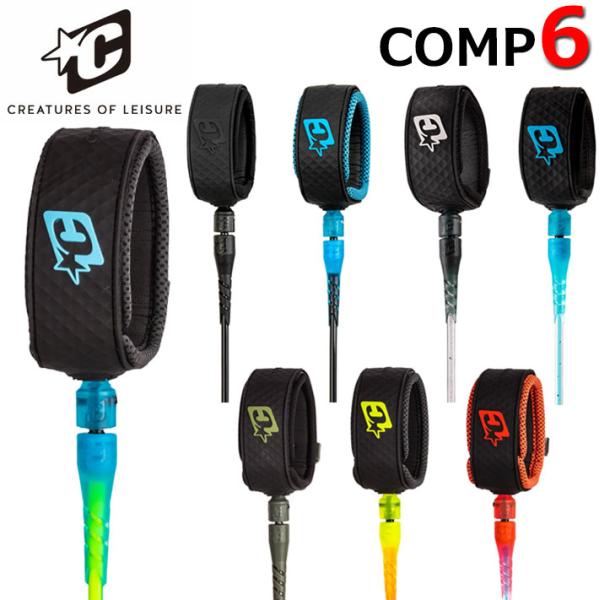 CREATURES OF LEISURE クリエイチャー サーフィン　リーシュコード 日本正規販売店RELIANCE COMP 6feet リライアンス コンプ6フィート・LEASH LENGTH :6'/ 1.8m・CORD THICKN...
