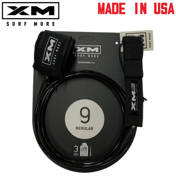 XM SURF MORE「海に強く、波にも強い」米国、カルフォルニアで1973年以来、最高級の品質と職人技を追求！1973年にカルフォルニア　サンクレメンテで創業者のボブ 二ーリーのガレージから全ては始まりました。XMのリーシュはここアメリ...