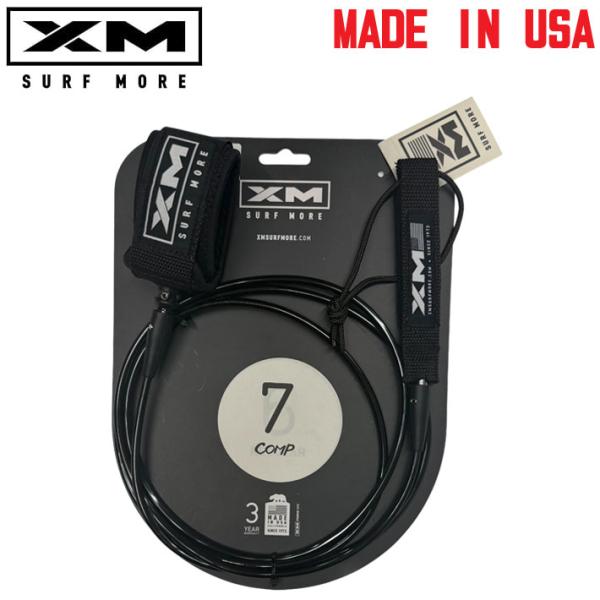 XM SURF MORE「海に強く、波にも強い」米国、カルフォルニアで1973年以来、最高級の品質と職人技を追求！1973年にカルフォルニア　サンクレメンテで創業者のボブ 二ーリーのガレージから全ては始まりました。XMのリーシュはここアメリ...