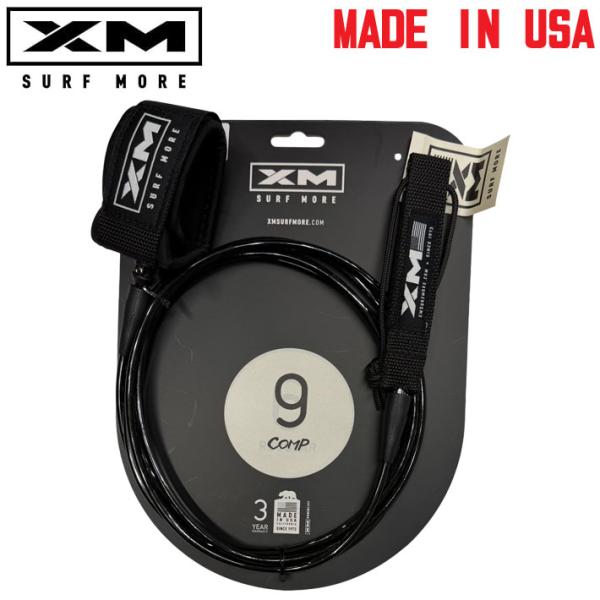 XM SURF MORE「海に強く、波にも強い」米国、カルフォルニアで1973年以来、最高級の品質と職人技を追求！1973年にカルフォルニア　サンクレメンテで創業者のボブ 二ーリーのガレージから全ては始まりました。XMのリーシュはここアメリ...