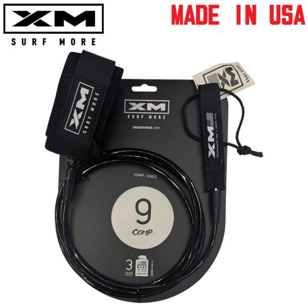 XM SURF MORE「海に強く、波にも強い」米国、カルフォルニアで1973年以来、最高級の品質と職人技を追求！1973年にカルフォルニア　サンクレメンテで創業者のボブ 二ーリーのガレージから全ては始まりました。XMのリーシュはここアメリ...