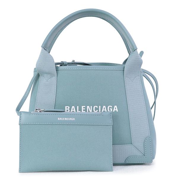 BALENCIAGA バレンシアガ バッグ NAVY CABAS XS カバス ハンドバッグ 