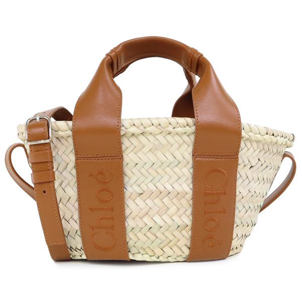 Chloe SENSE クロエセンスバスケット トートバッグかごバッグ
