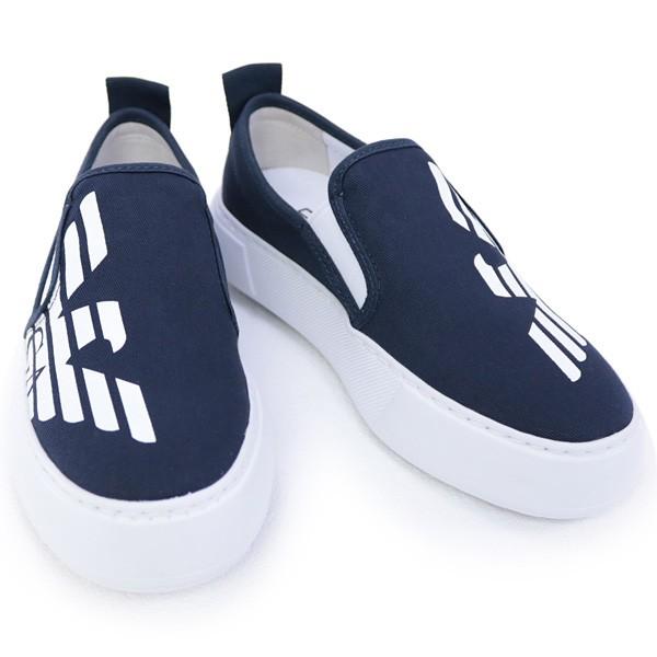 エンポリオアルマーニ イーエーセブン Emporio Armani Ea7 靴 レディース スニーカー スリッポン ネイビー 47 8p299 Navy Blue 18年春夏 Ea7 Di1806 3 Fontana フォンターナ 通販 Yahoo ショッピング