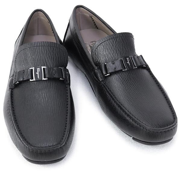 サルヴァトーレ フェラガモ Salvatore Ferragamo 靴 メンズ ガンチーニ ドライビングシューズ ローファー ブラック (AMER  0709326 NERO) 21AW