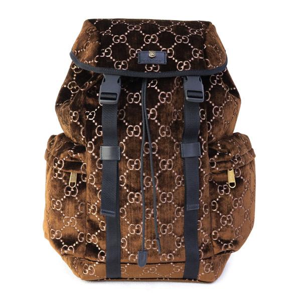 GUCCI メンズ グッチ バッグ ベルベット グッチシマ バックパック  